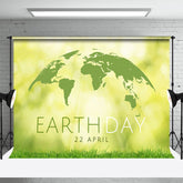 Lofaris Greeny Grass Sunshine Happy Earth Day Party Backdrop